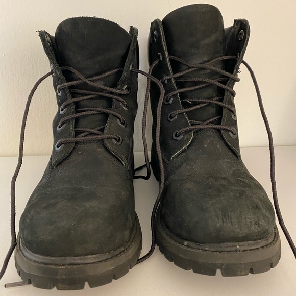 Premium Black Hightop Timberland Boots - Picture 3 of 4